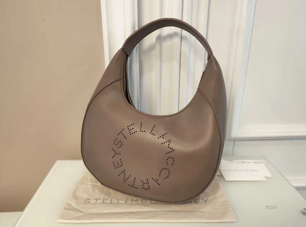 Модная сумка для подмышек, сумка через плечо, дизайнерская подмышечная упаковка для женщин, брендовые сумки из натуральной кожи, роскошная женская сумка для покупок Stella Mccartney