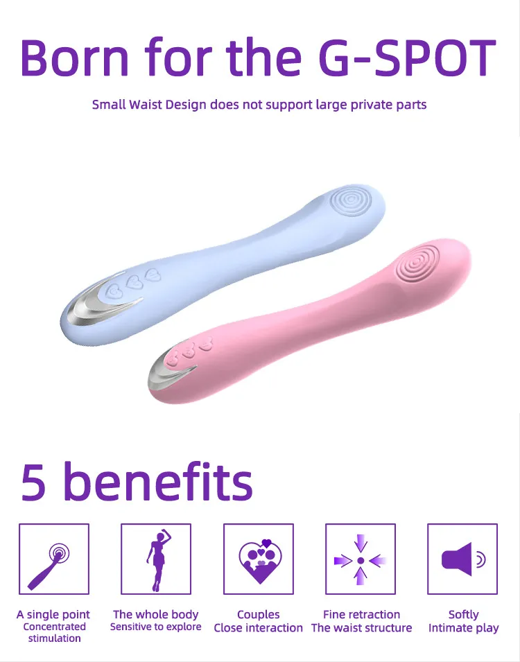Vibromasseur point G pour Masturbation, Charge USB, 10 modes de Vibration, baguette sexuelle AV, masseur pour femmes_voghion.com