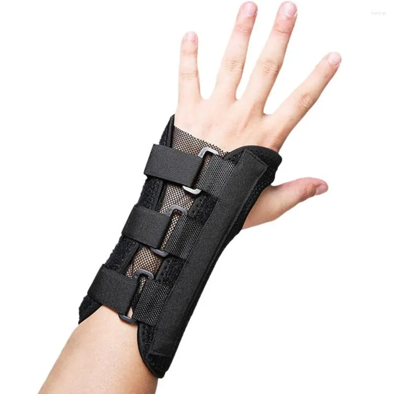 Wrist Support Protector Breathable Brace Strap With Splints Sprain Forearm Splint Adjustable Pain Relief For Women Men