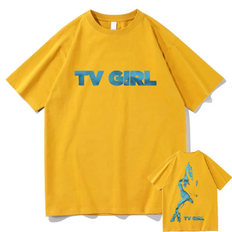 Camisetas Masculinas Tv Girl Com Estampa Frente E Verso Camiseta The Night  In Question Camiseta French Exit T Shirts Masculinas Casuais Moda Unissex  De $79,8