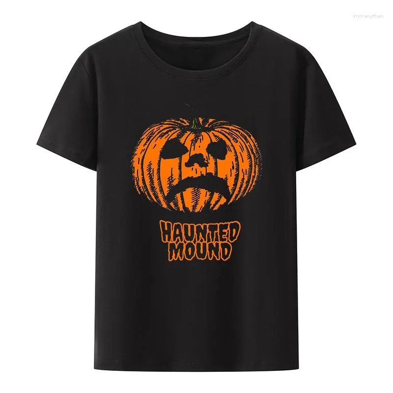 T-shirt Homme Halloween Maison Hantée Fantôme - 100% Coton Gildan G5000