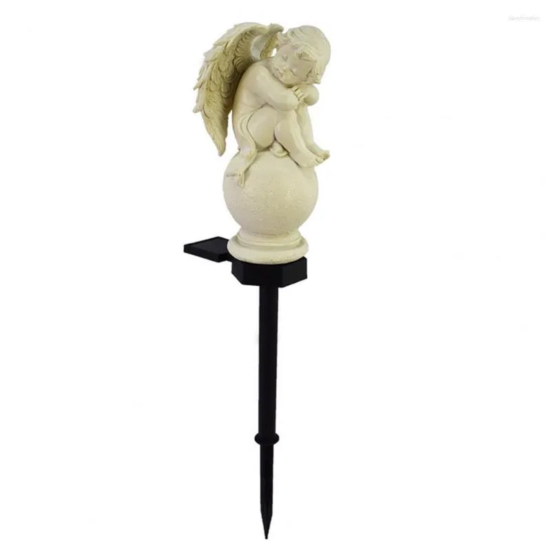 Vackert utformad solängel Angel Stake Light Waterproof Fade-resistent Garden Decor Enhance Outdoor Space With European Landscape