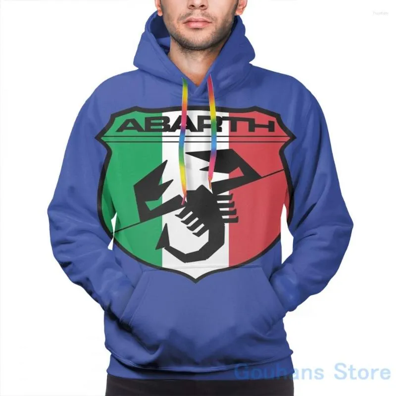 Herrtröjor herrar tröja för kvinnor rolig abarth logotyp (Italien) tryck avslappnad hoodie streatwear