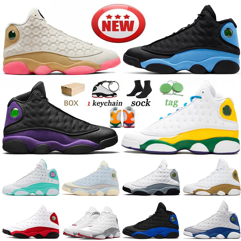 Femmes Mens Jump Man 13s Chaussures de basket-ball noir Flint Red Jumpman 13 CNY Solefly University Blue Hyper Royal Dhgate Sports Trainers a élevé des baskets avec la boîte 47