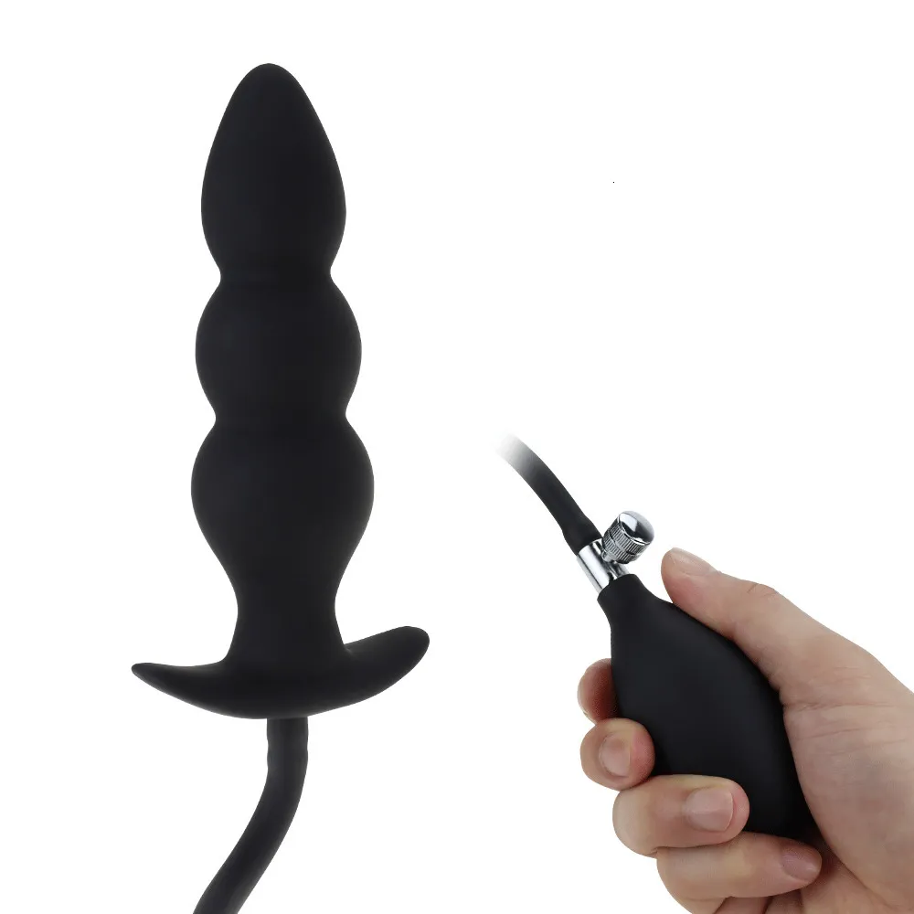 Anal Toys Silicone iatable super big expandable hip plug sex toy suitable for women men giant Dildo pump anus_voghion.com