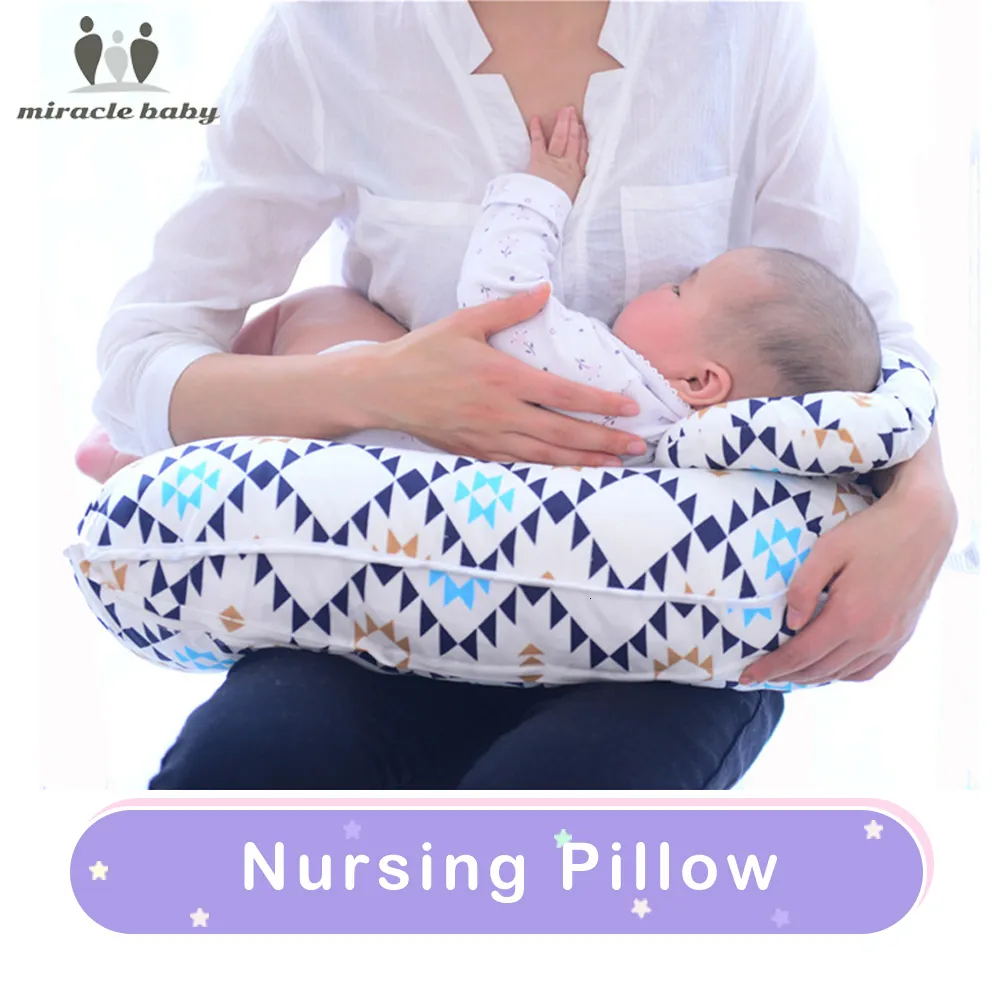 Pillows 2PcsSet Baby Nursing Pillows Maternity Baby Breastfeeding Pillow Infant U-Shaped born Cotton Feeding Waist Cushion 230720