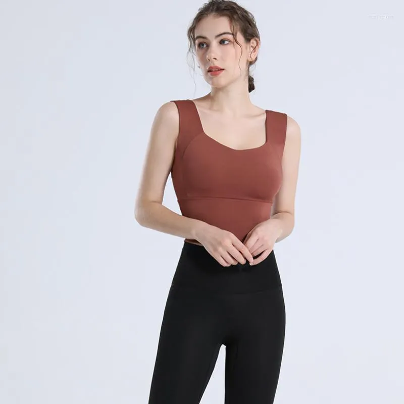 Set attivi Reggiseno sportivo da donna Collare antiurto e anti cadente Set da corsa per il fitness del seno Canotta da yoga ad alta resistenza Canotta monopezzo