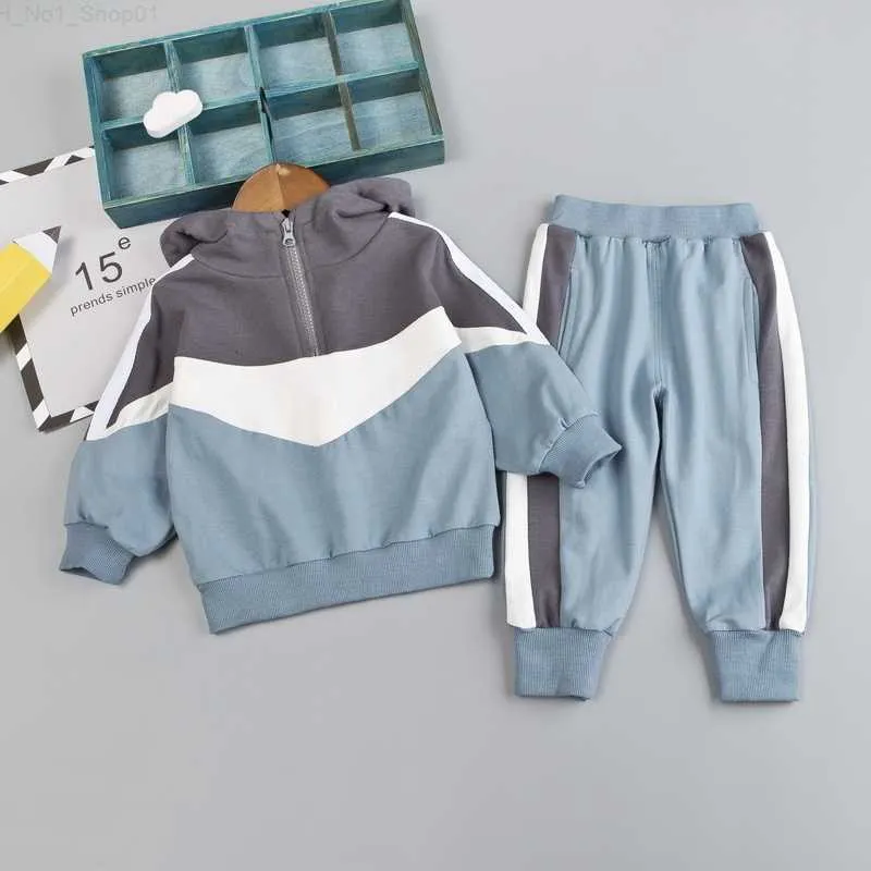 Kleidungssets Kleidungssets Frühling Herbst Baby Jungen Mädchen Kleidung Kinder Brief Hoodies Jacke Hosen 2 Stücke Sets Kleinkind Mode Kostüm Kinder Z230725