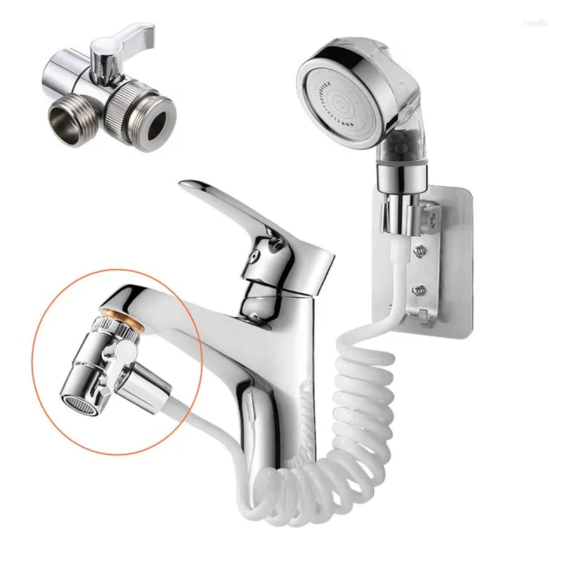 Kitchen Faucets Alloy Switch Faucet Adapter Sink Splitter Diverter Valve With Aerator Tap Connector For Toilet Bidet Shower Bathroom