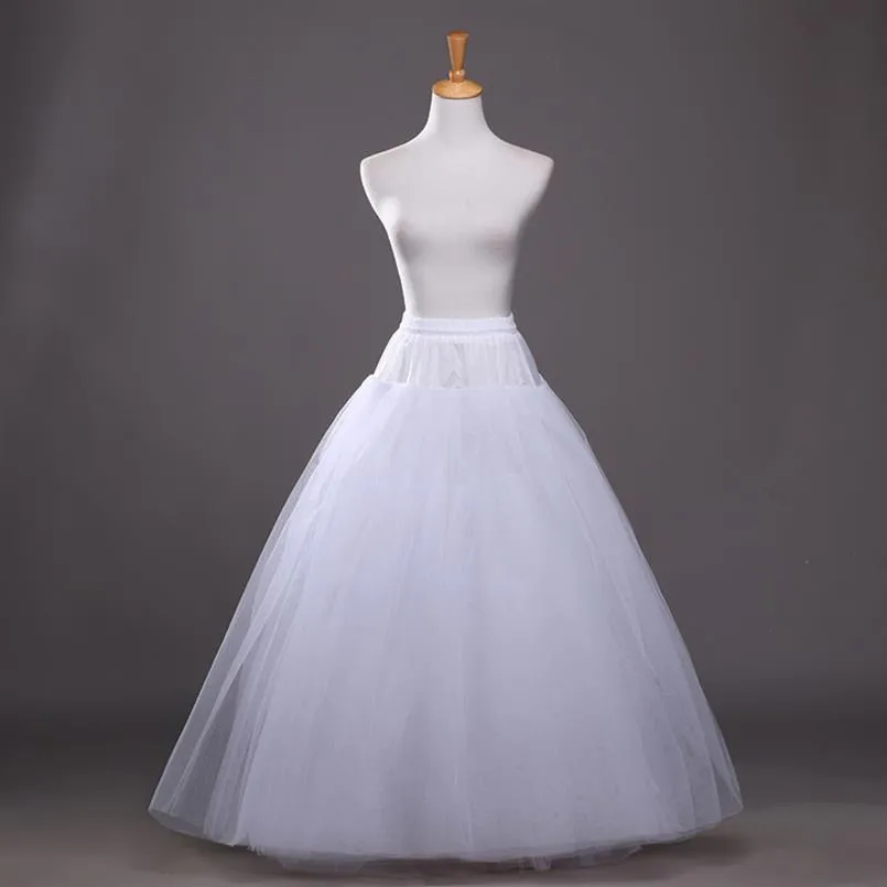 Organza Tulle Ball Gown 신부 페티코트 2019 4 레이어 웨딩 페티코트 새로운 댄스웨어 가운 262d