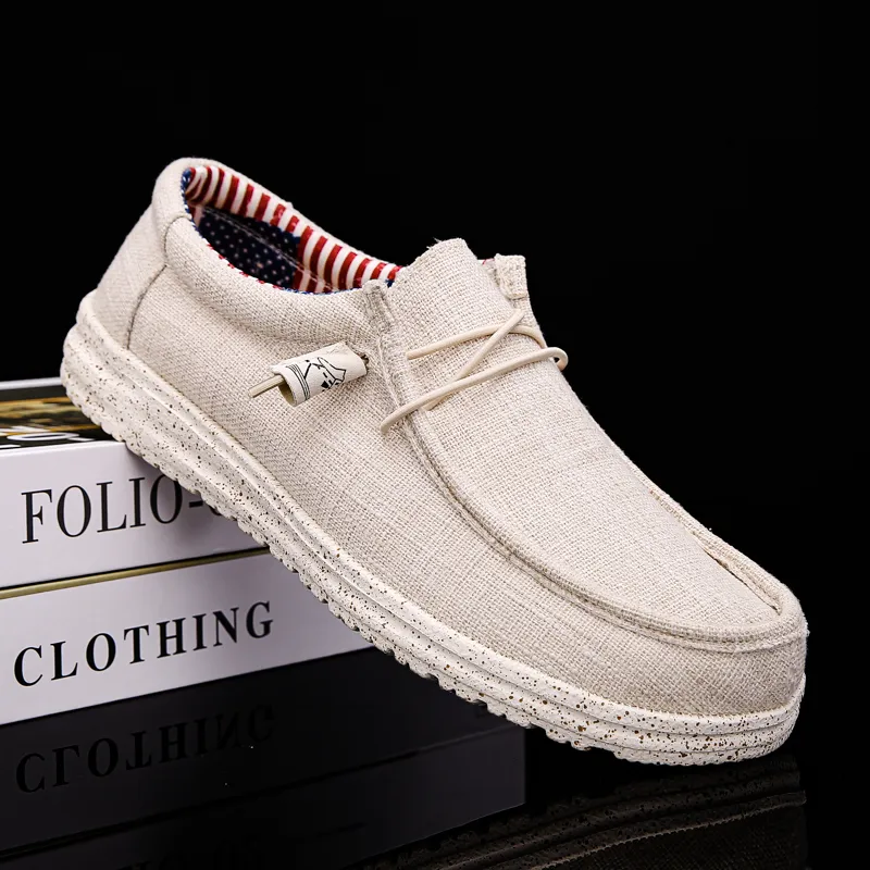 Chaussures habill es tendance hommes toile chaussures mode bateau chaussures mec chaussures pont chaussure mocassins chaussures d contract es en plein