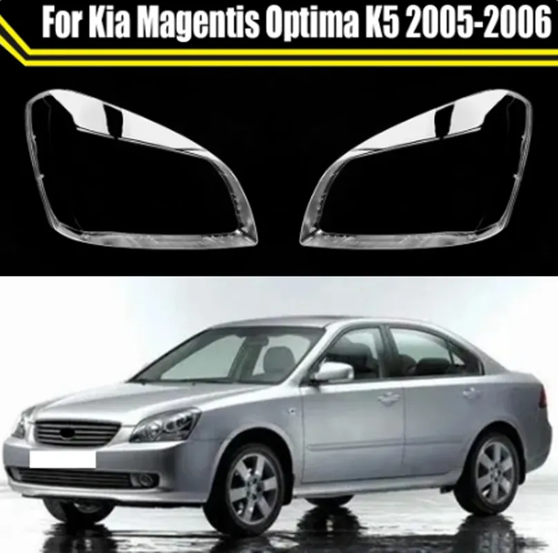 Faro Borsette Per Kia Magentis Optima K5 2005 2006 Faro Copertura Auto Luce di Vetro Sostituire Lente Trasparente Paralume Paralume