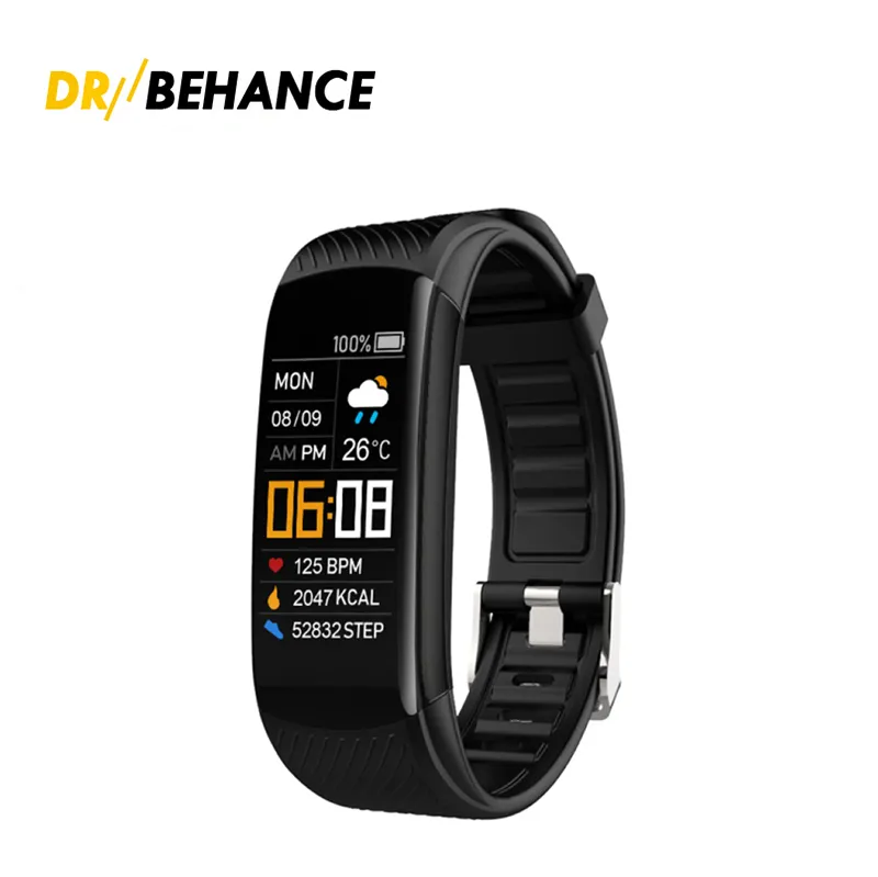 C5S Smart Wristband Fitness Tracker Bracciale Fit Uomo Donna Bambino Smartwatch Sport Cinturino intelligente per frequenza cardiaca connesso impermeabile