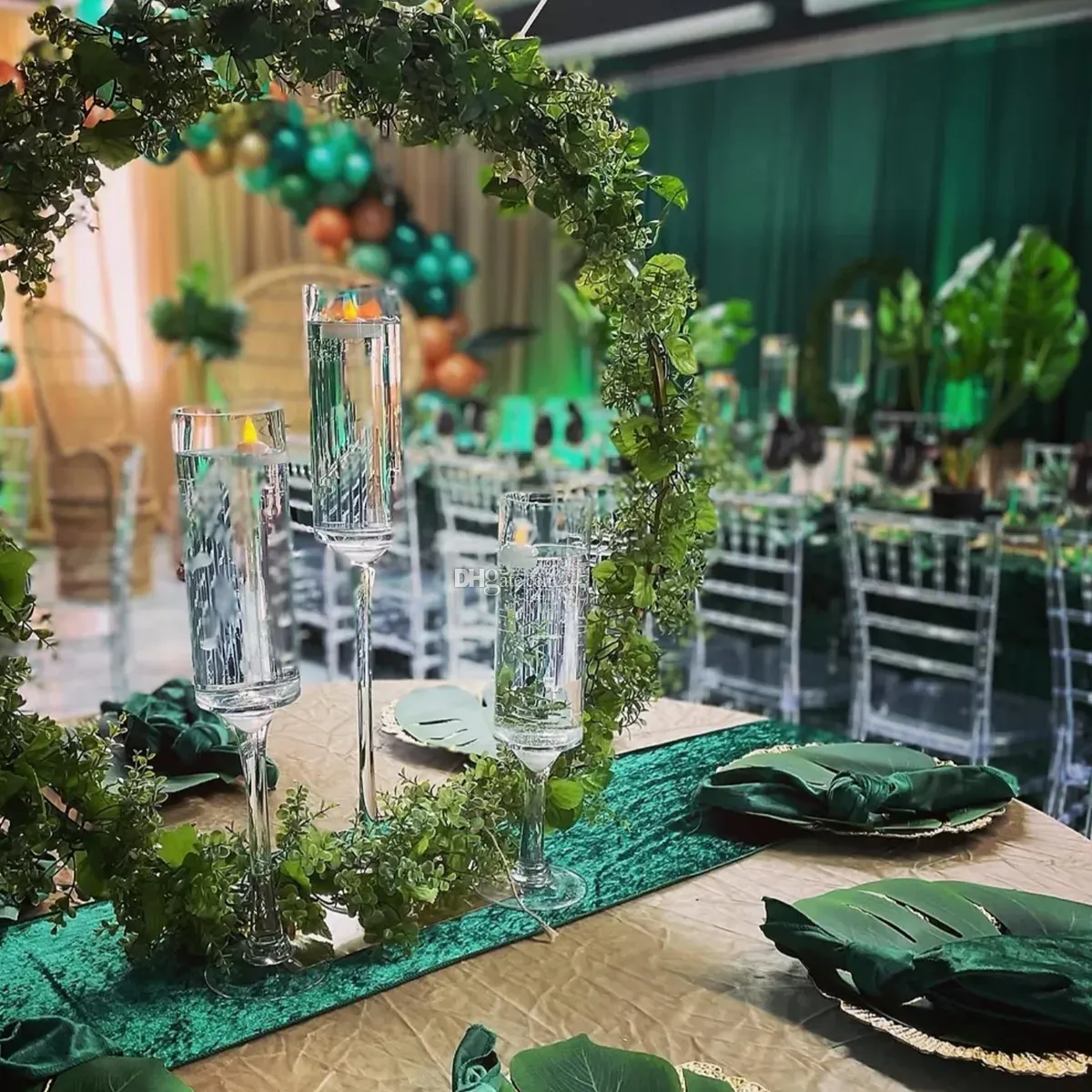 Decoração Atacado Empilhável Resina Acrílica Cadeiras Chavari Cadeiras Hotel Chivari Cadeiras Plástico Eventos Casamento Cadeira Chiavari Transparente 0721