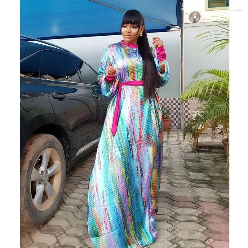 V tements Ethniques Robes Africaines Pour Femmes Satin Imprimer