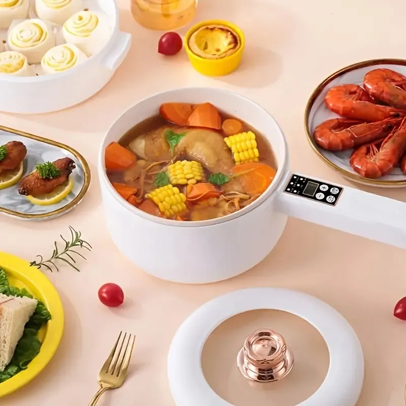 1pc Electric Multi-Functional Hot Pot: Cook Stews, Steam Meals at Home or in the Dorm!
