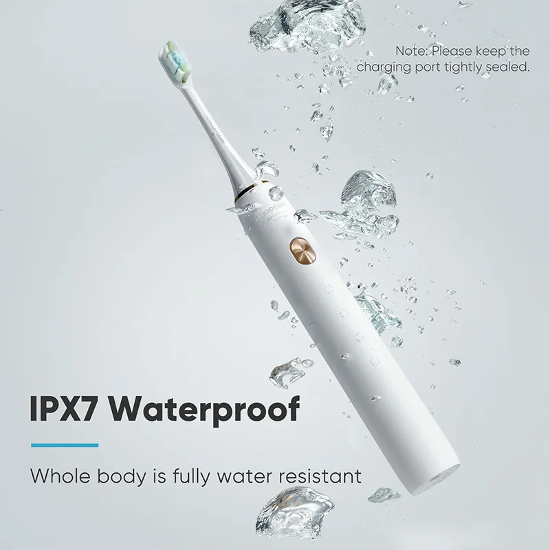 Toothbrush SOOCAS X3U Ultrasonic toothbrush USB charging waterproof with three heads suitable for adults 230720