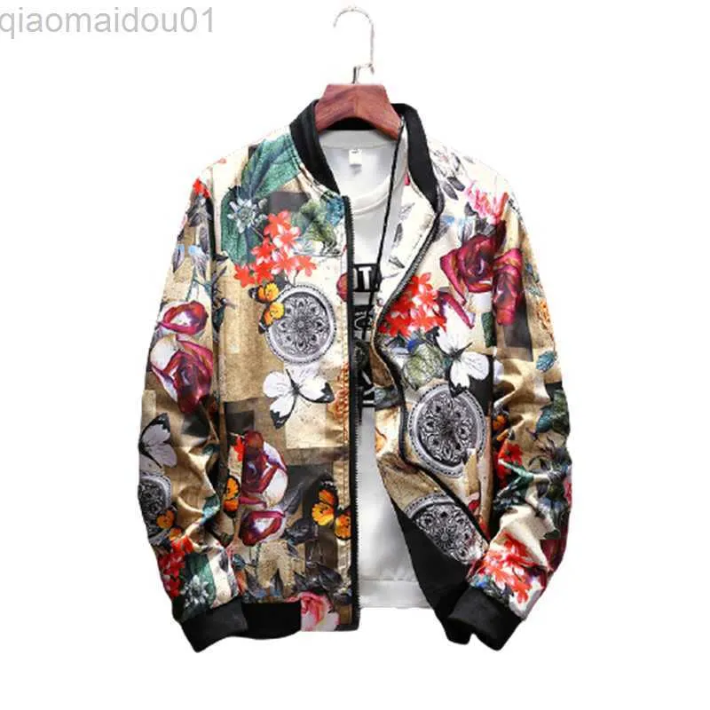 Men's Jackets 2022 New Print Casual Jacket 6 STYLE Fashion Spring Mens Japanese Streetwear Designer Clothes Plus ASIAN SIZE M-XXXL 4XL 5XL L230721