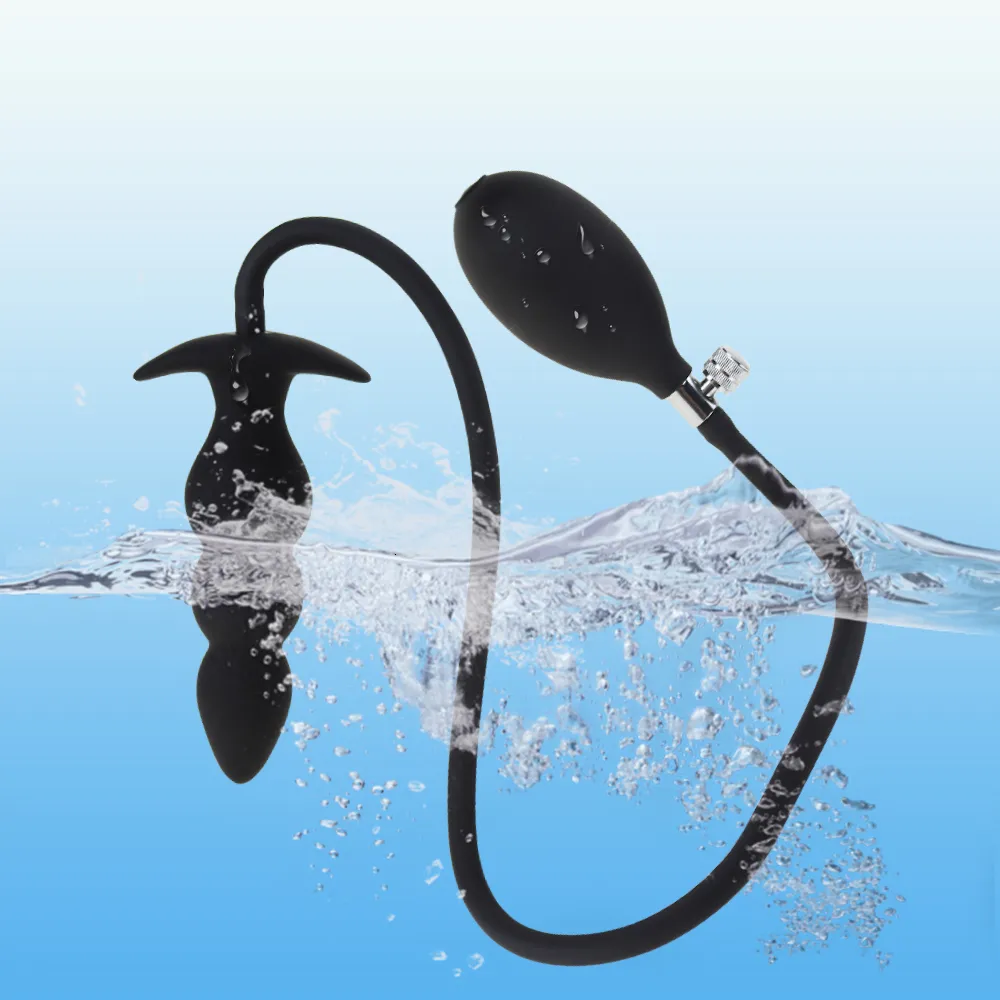 Anal Toys Silicone iatable super big expandable hip plug sex toy suitable for women men giant Dildo pump anus_voghion.com
