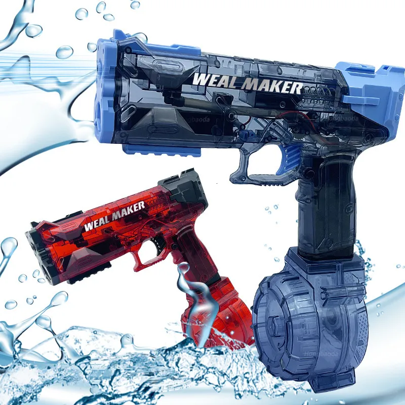 Gun Toys Electric Water Gun Kids Toy Gun Shooting Kid Swimming Pool Play Water Toy Summer Outdoor Games Adult Toy for Children Gift 230720