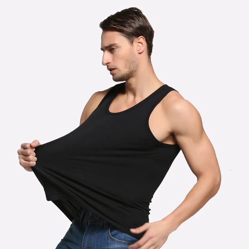 Men's Tank Tops Casual Sleeveless Vest Summer Fashion Sports Breathable Slim Simple Large Size 230720