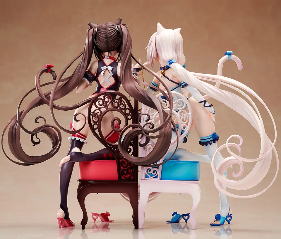 Anime Manga 26 cm NSFW Native Japanese Sexy Girl Nekopara Vanilla 1/7 PVC Action Figure Spielzeug Erwachsene Sammlung Modell Hentai 18 + Puppe geschenke