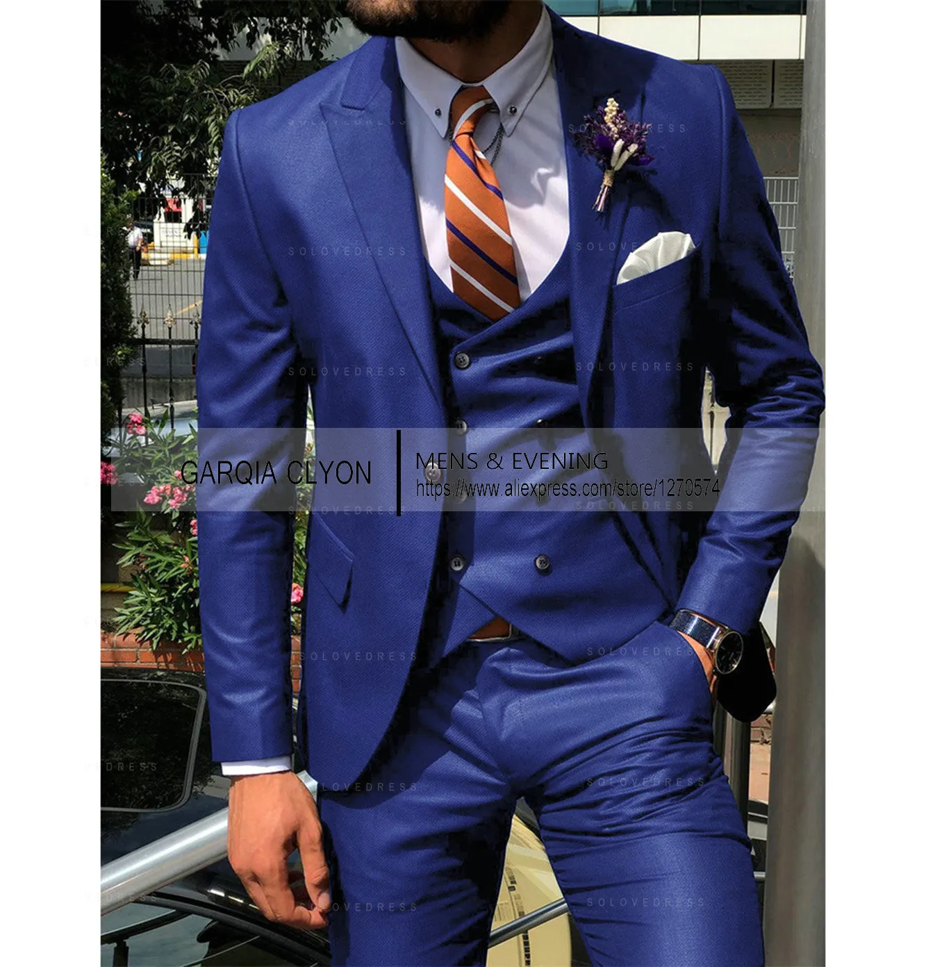 Ternos De Baile Azul Para Homens Tuxedo De Moda De Moda Masculina De Moda  Slim Fit Custom Com Calças Blazers De Homens Azuis Escuros Para Baile De  $1.203,16 | DHgate, image size:1333x1392