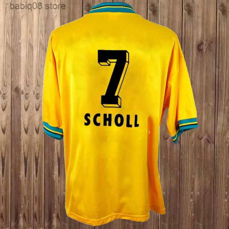 1993 1995 Sch0ll Matthaus Retro Soccer Jersey Klinsmann Muller Papin Kuffour Helmer Jancker Rizzitelli Remberg Ribery Football Shirts Uniforms T230720