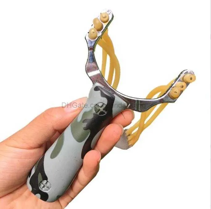 屋外狩りのためのアルミニウム合金のスリングショット、カモフラージュ