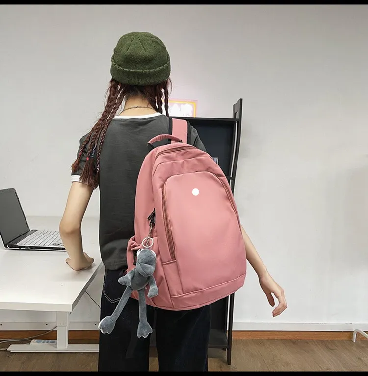 Lu Women Yoga Outdoor Bag Backpack Freizeit im Teenageralter Teenager Schoolbag Rucksack 4 Farben Mode