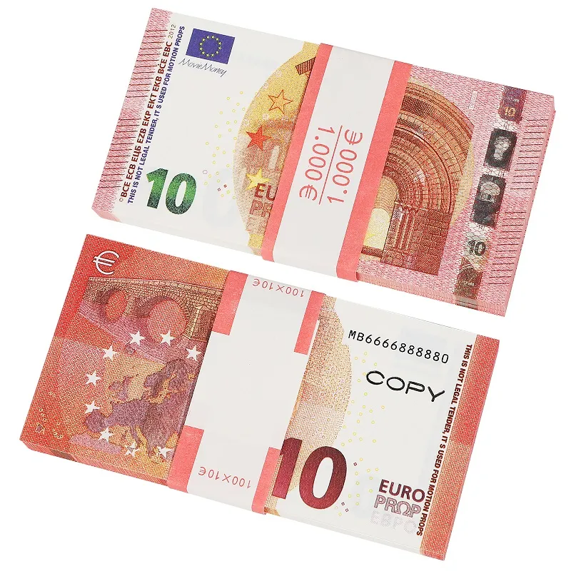 Économisez Gros Sur Les Achats En Gros De Faux Monnaie D'hélice Euro 2024 Prop Money Toys Dollar Euros 10 20 50 100 200 500 Faux Billets Pour Enfants - 13
