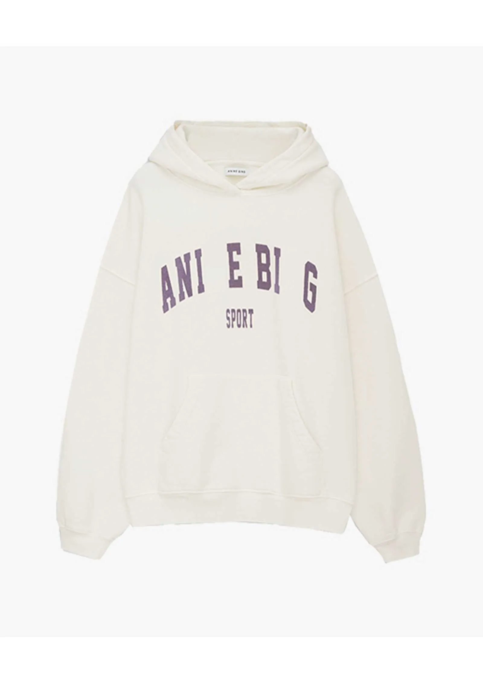 23SS Anines Bing Mulheres Desginer Anines Bing Hoodies Moda Algodão Com Capuz Clássico Carta Impressão Cor Solta Moletom AB Hoodies 9890