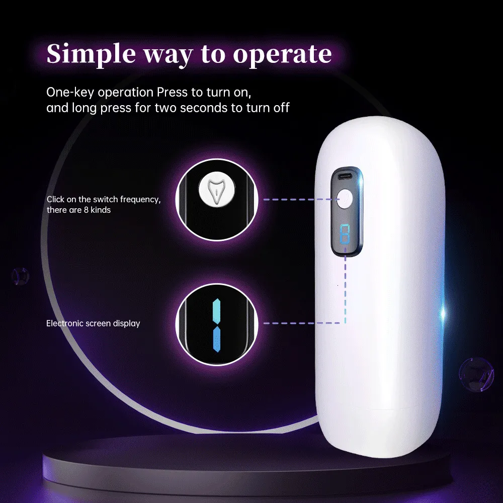 Masturbators Home>Product Center>Fully automatic male masturbator>Strong vibration digital oral sex hine 23072_voghion.com