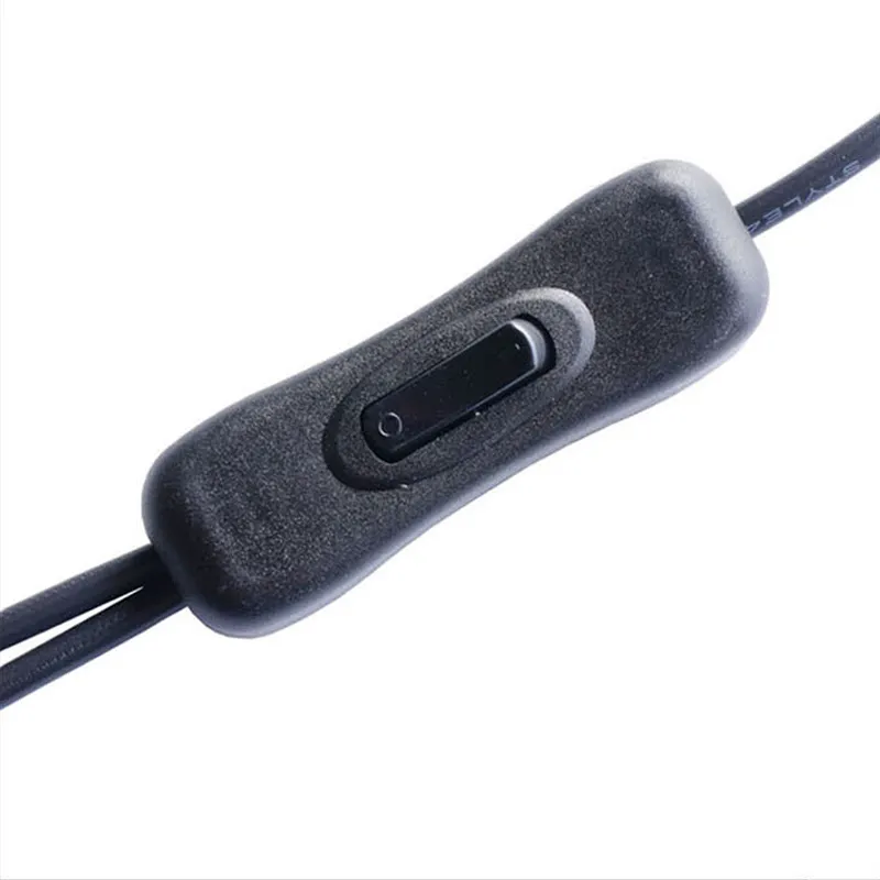 Komputer USB Mężczyzna do podwójnego 4pin 5V Kabel adaptera wentylatora z przełącznikiem włączonym/wyłączem