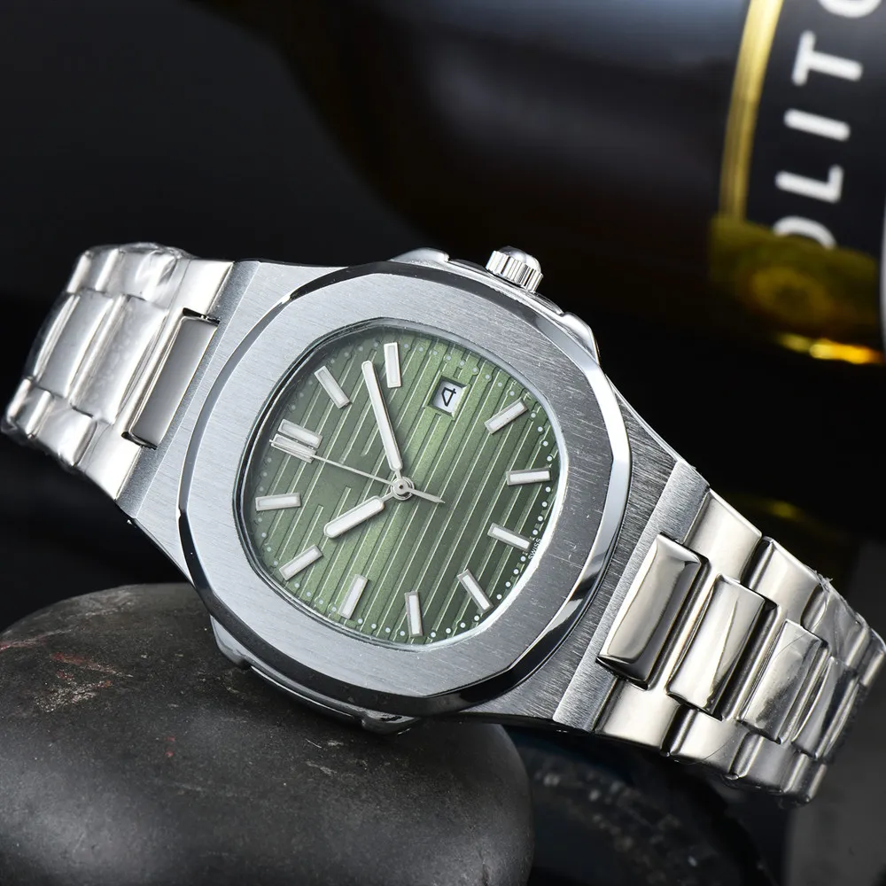 Patex Phiaapxx Nautilus Series Relógio masculino para homens de negócios casual moda versátil aço inoxidável relógios mecânicos super luminosos reloj hombre