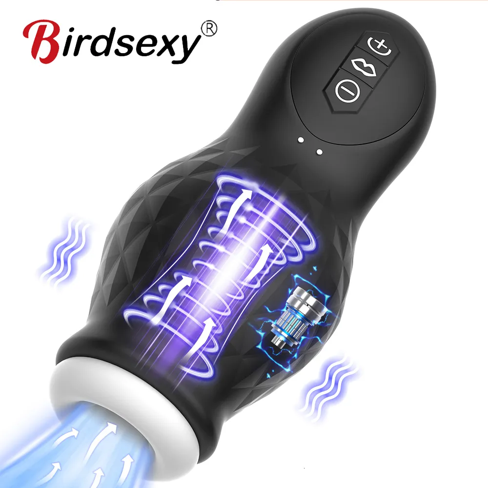 Masturbators Masturbator male automatic oral sex adult sex toy for male tools Milk machine simulator Vaginal rooster sucking masturbation male 230720