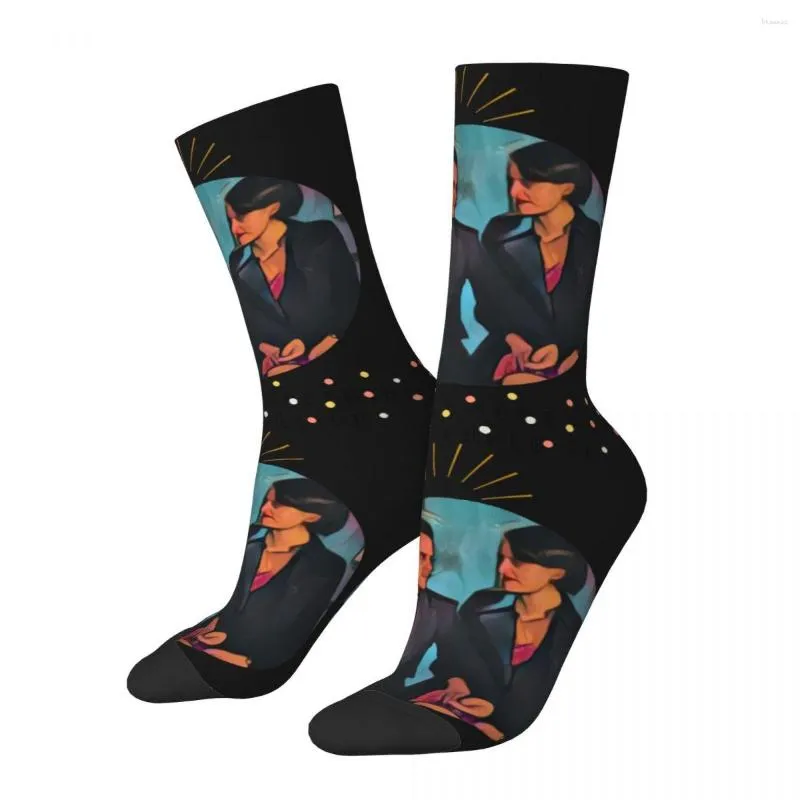 Herrensocken Hip Hop Retro Love Is Not Something Weak Crazy Kompression Unisex Fleabag TV Show Harajuku Muster bedruckte Crew Socke