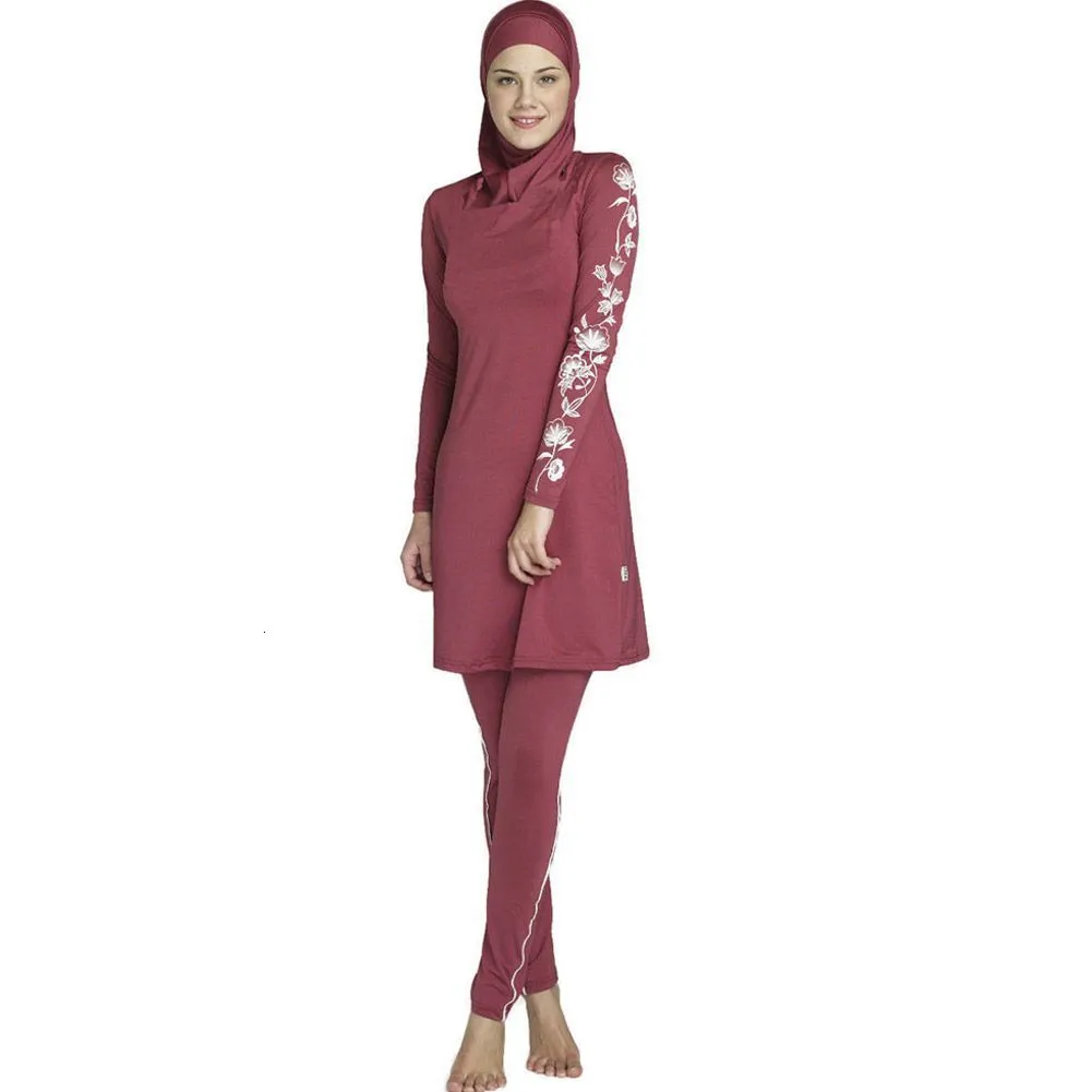 Elegant Muslim Muslimah Swimwear For Beach And Vacation Full Coverage  Islamic Hijab Swimsuit With Arabic Sports Design 230720 From Bai06, $17.28