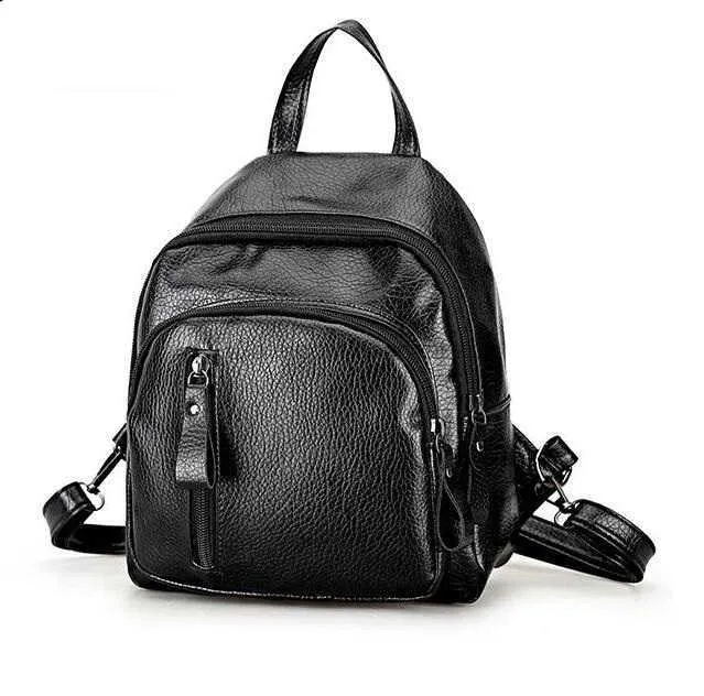 Multifunktionale wasserdichte Umhängetasche mit Brusttasche, Outdoor-Sport-Rucksack, großes Fassungsvermögen, für Studenten, College, PU-Leder, Schulbuchtaschen, modische Mädchen-Reisetasche