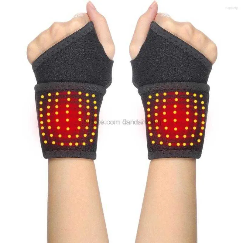 Wrist Support Bandage Self Heating Brace Protection Belt Magnetic Therapy Health Care Arthritis Pain Relief Heat Wristband