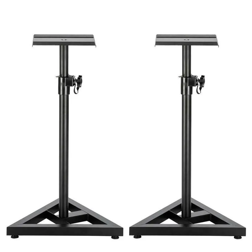 2x Heavy Duty Studio Monitor Speaker Stands Adjustable 1 Pair2707