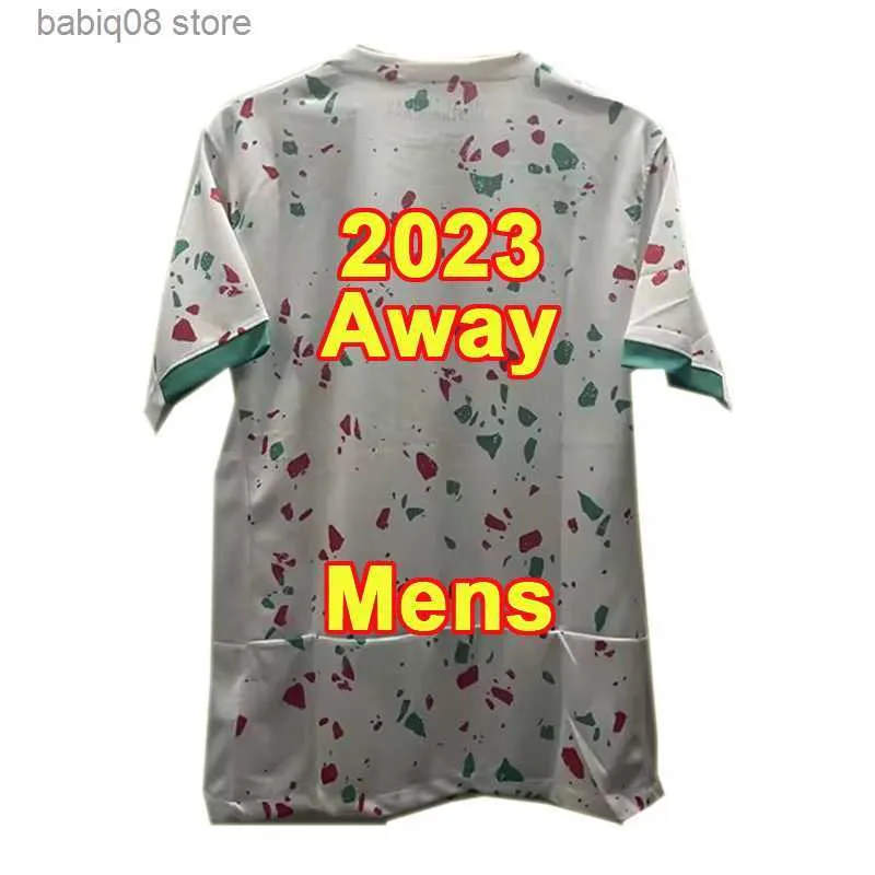 Les fans en tête de t-shirt 22 23 Joao Felix Portugals Portugals Mens Soccer Jerseys National Team Bernardo Pepe B. Fernandes J. Moutinho William Home Away Football Shirts Uniform T230720