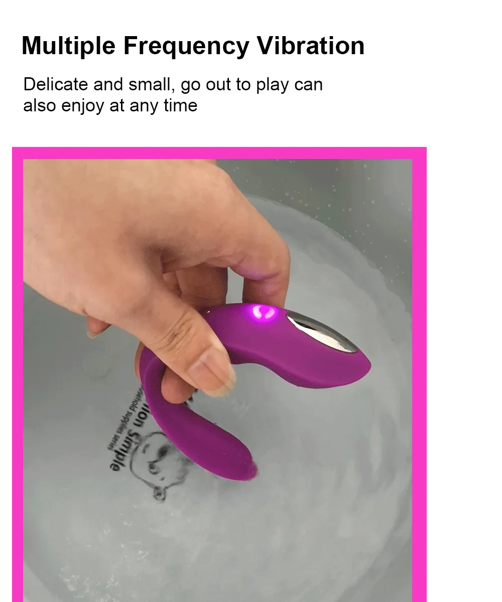 Vibrador sem fios com comando para ponto g e clítoris_voghion.com