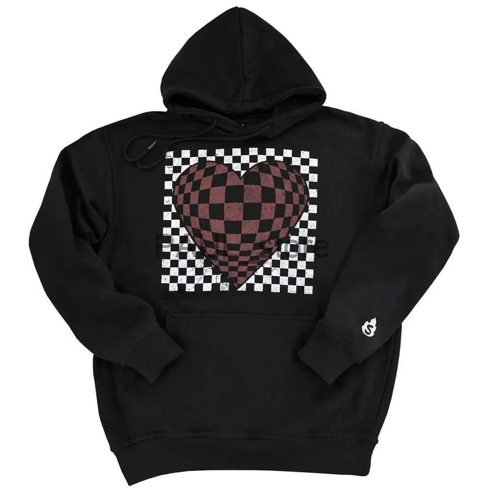 Heren Hoodies Sweatshirts Sapnap SNP CHECKERED HART Merch Hoodies Winter Mannen/Vrouwen Hooded Dream GNF Sweatshirt Hoodie met lange mouwen Sweater x0720