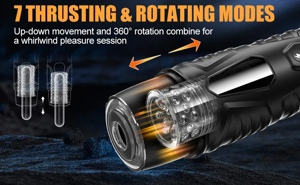 Masturbator Hannibal With Powerful Suction And Rotating Function_voghion.com
