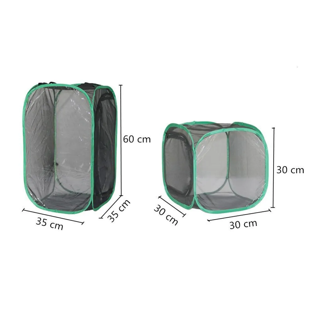 Small Animal Supplies Folding Insect Net Cloth Mesh Cage Butterfly Mantis  Dragonfly Breeding Feeding Cages Breathable Habitat 230720 From Mu007,  $10.64