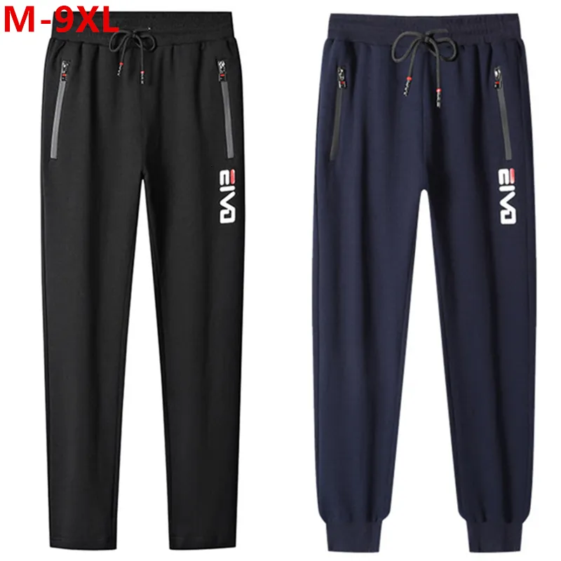 Men's Pants Jogging Pants Teenagers Ankle Length Plus Size Black Sweatpants Loose Spring Autumn Harem 8XL 9XL Boys Men 7XL Sweat Trousers 230720