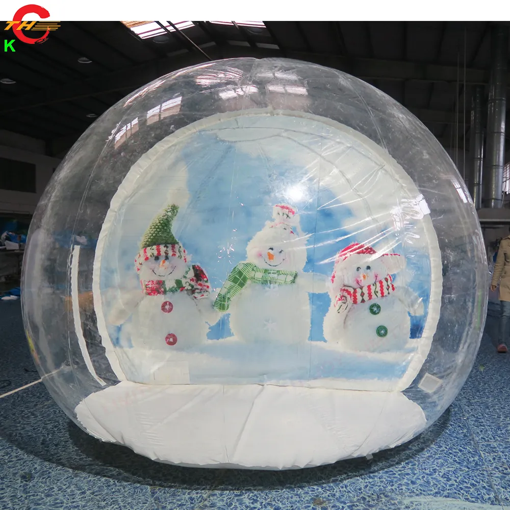 Free Air Ship Outdoor-Aktivitäten Weihnachten aufblasbares Bubble Room Transparentes Zelt zum Verkauf