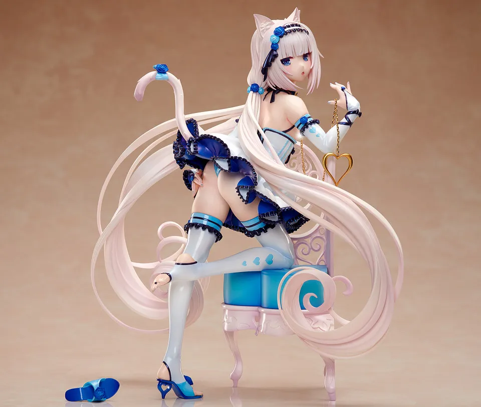 Anime Manga 26 cm NSFW Natif Japonais Sexy Fille Nekopara Vanille 1/7 PVC Action Figure Jouet Adultes Collection Modèle Hentai 18+ Poupée cadeaux