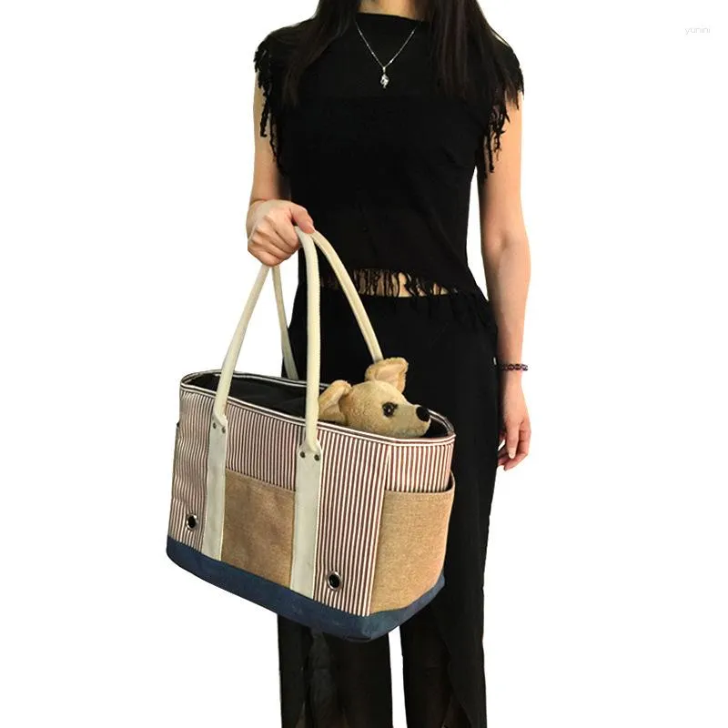 Cat Carriers Fashion Multifunctional Pet Going Out Dog Bag Single Shoulder Cross-body Travel Airline Car Carrier Supplies